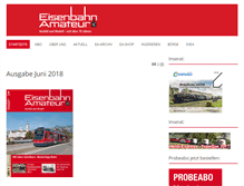 Tablet Screenshot of eisenbahn-amateur.ch